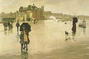 Norman Garstin The Rain it Raineth Every Day painting